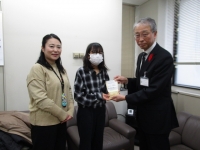 聖園天使園の皆さんから「令和６年能登半島地震災害義援金」にご寄付をいただきました。