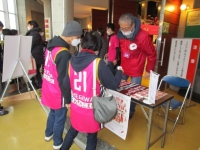 秋田ノーザンハピネッツ試合会場で募金活動を行いました!!!